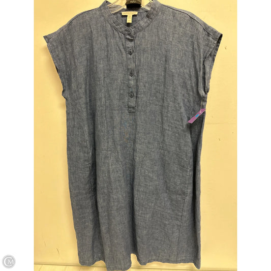 Dress Casual Short By Eileen Fisher In Blue, Size: Xs