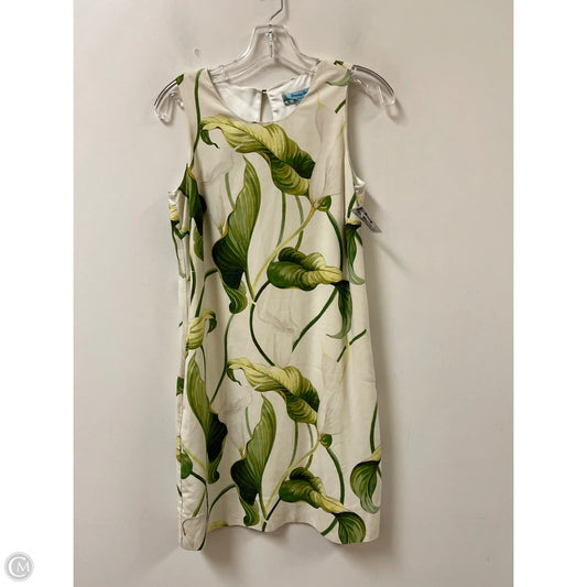 Dress Casual Short By Tommy Bahama In Cream & Green, Size: Xs