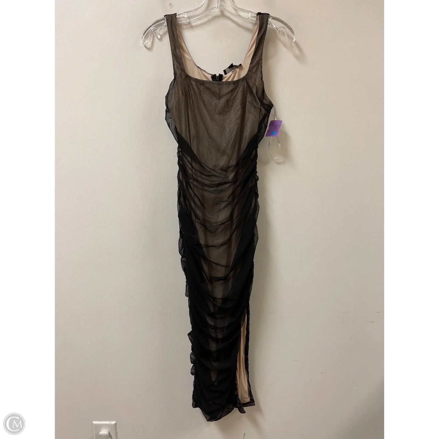 Dress Casual Maxi By Lulus In Black & Cream, Size: M