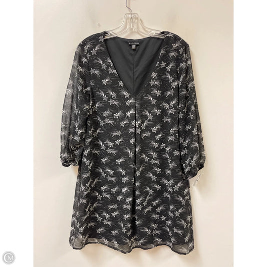 Dress Casual Short By As U Wish In Black & White, Size: L