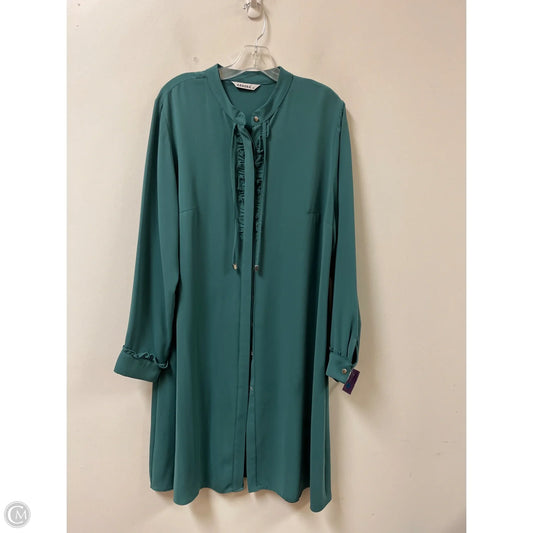 Dress Casual Midi By Clothes Mentor In Green, Size: Xl