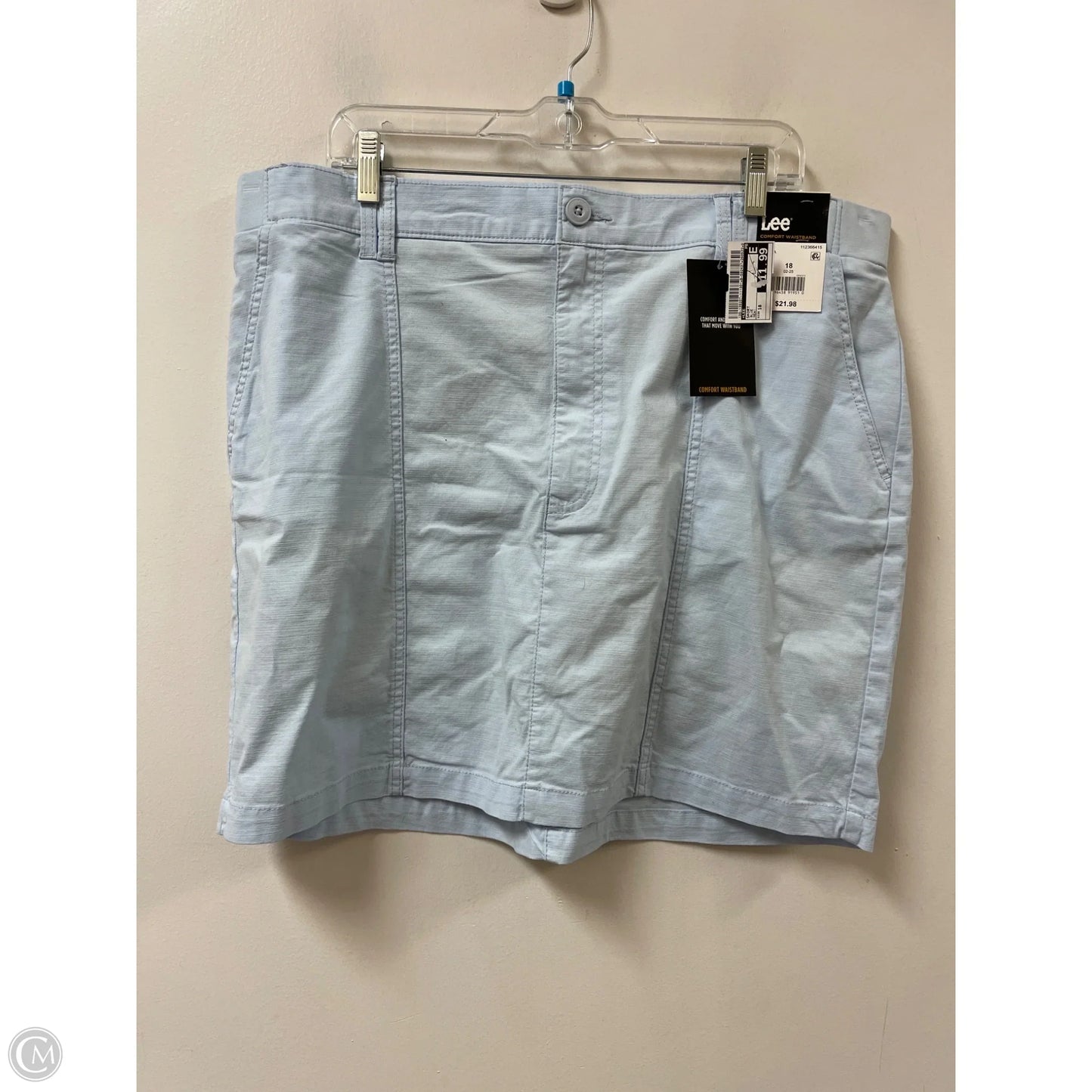 Skort By Lee In Blue, Size: 18