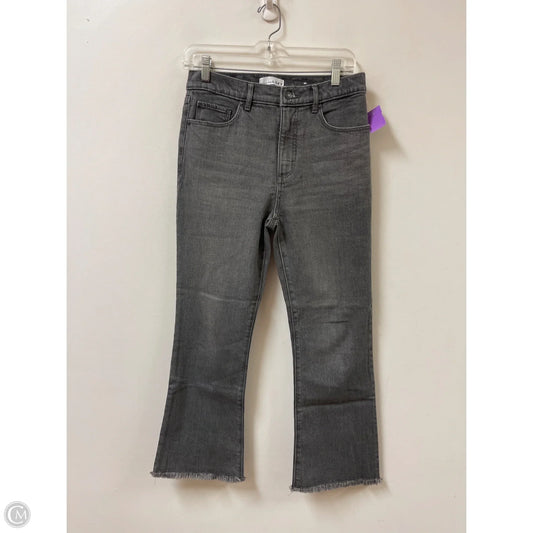 Jeans Cropped By Loft In Grey Denim, Size: 2