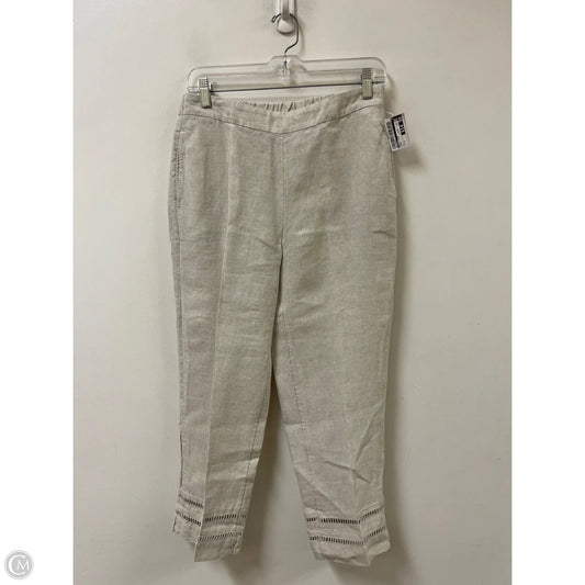 Pants Linen By Chicos In Cream, Size: 2