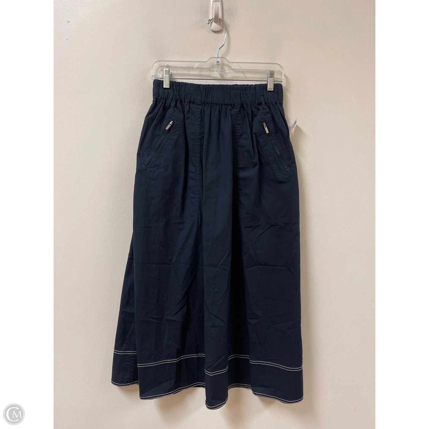 Skirt Maxi By Banana Republic In Navy, Size: 2