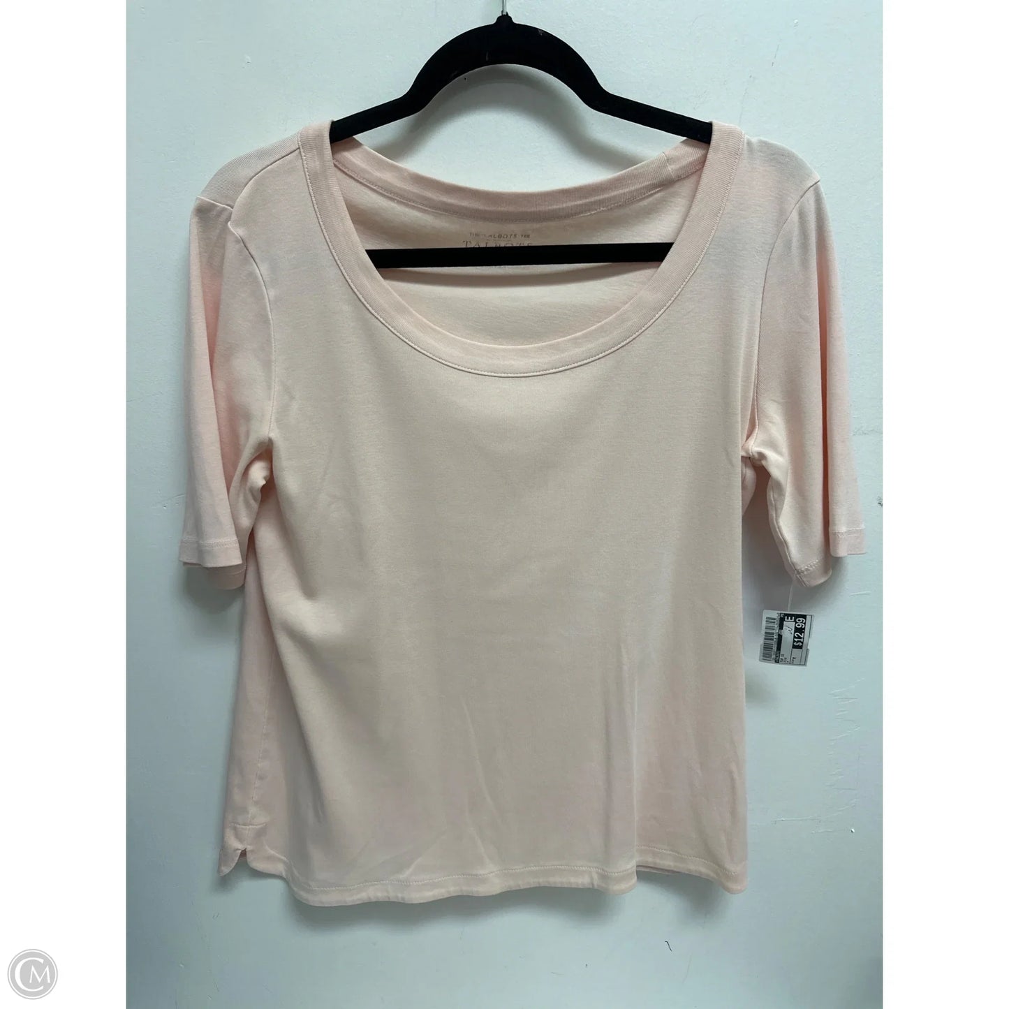 Top Short Sleeve By Talbots In Pink, Size: M