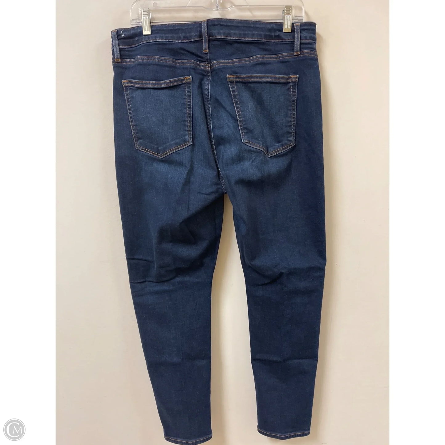 Jeans Skinny By Loft In Blue Denim, Size: 12