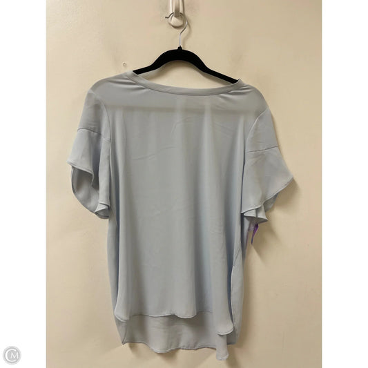 Top Short Sleeve By Loft In Blue, Size: M
