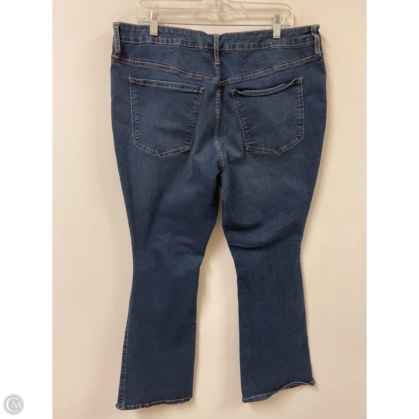 Jeans Boot Cut By Terra & Sky In Blue Denim, Size: 16
