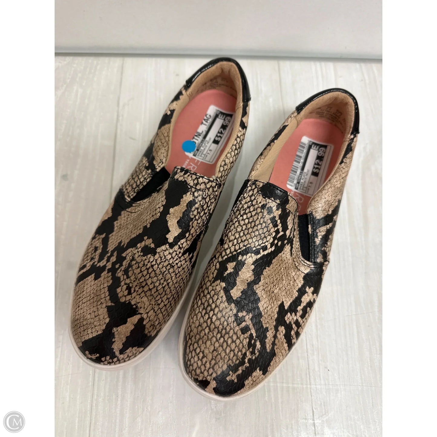 Shoes Flats By Dr Scholls In Snakeskin Print, Size: 7.5