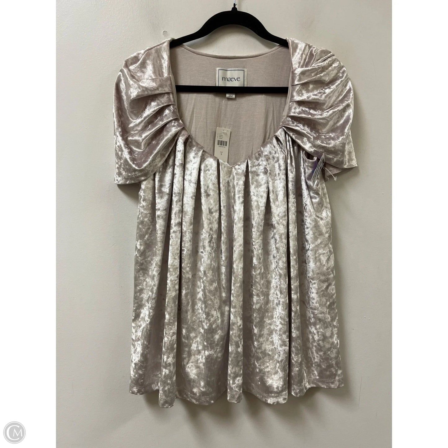Top Short Sleeve By Maeve In Cream, Size: S