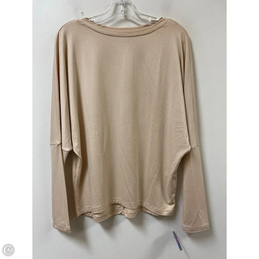 Top Long Sleeve By Clothes Mentor In Cream, Size: M