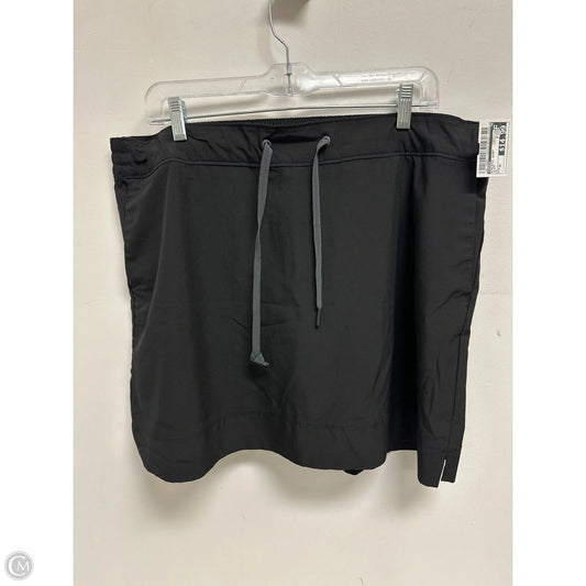 Athletic Skort By Speedo In Black, Size: Xl