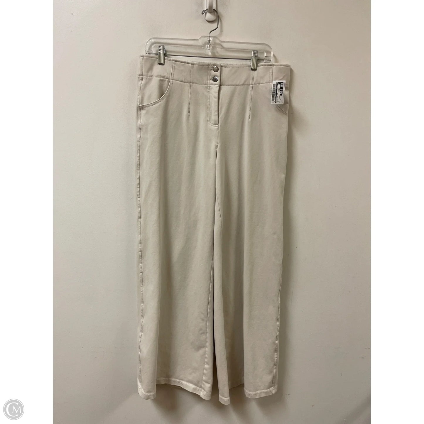 Pants Wide Leg By Chicos In Cream, Size: 12