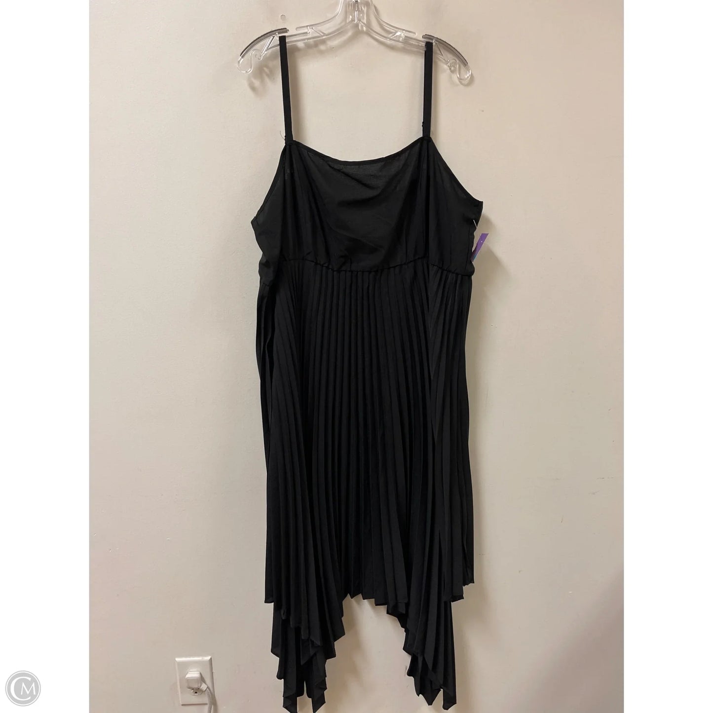 Dress Casual Midi By Clothes Mentor In Black, Size: 3x