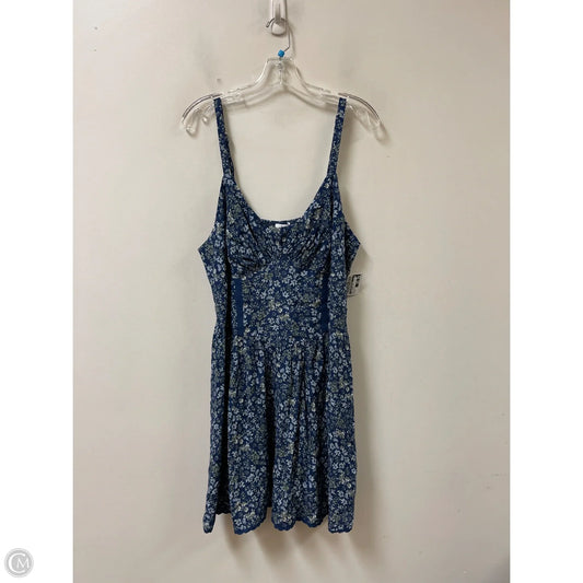 Dress Casual Short By Clothes Mentor In Blue & Green, Size: 2x
