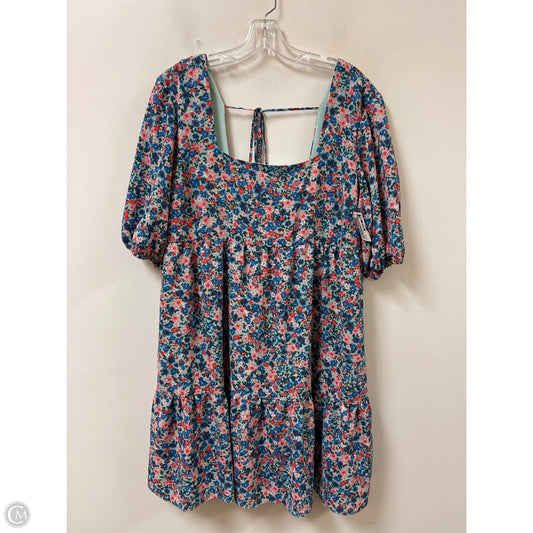 Dress Casual Short By Bcbg In Floral Print, Size: Xl