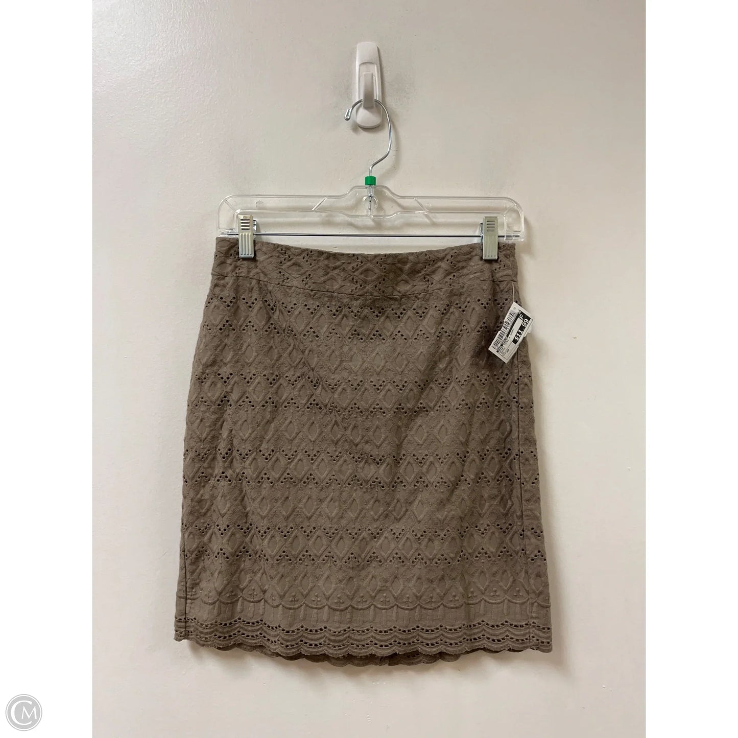 Skirt Mini & Short By Ann Taylor In Brown, Size: 2p