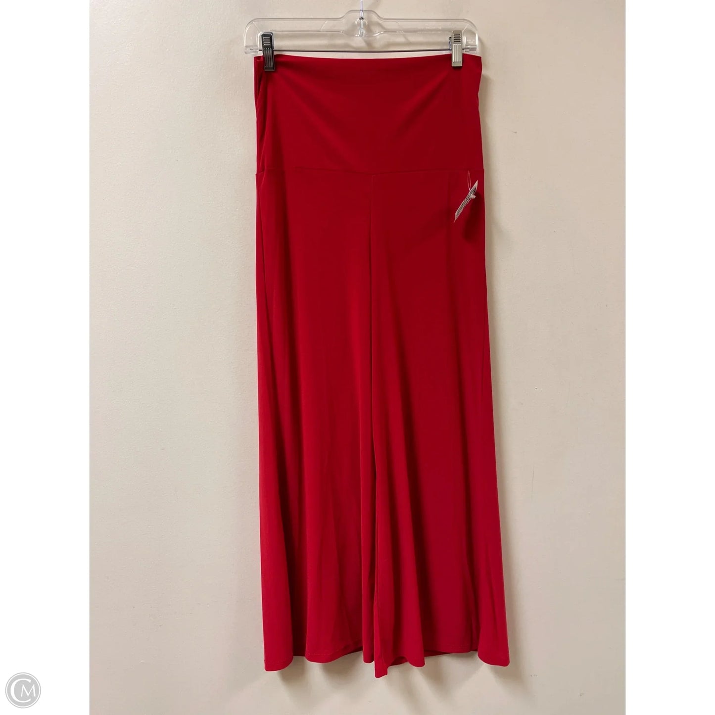 Pants Wide Leg By Zigzag Stripe In Red, Size: 8