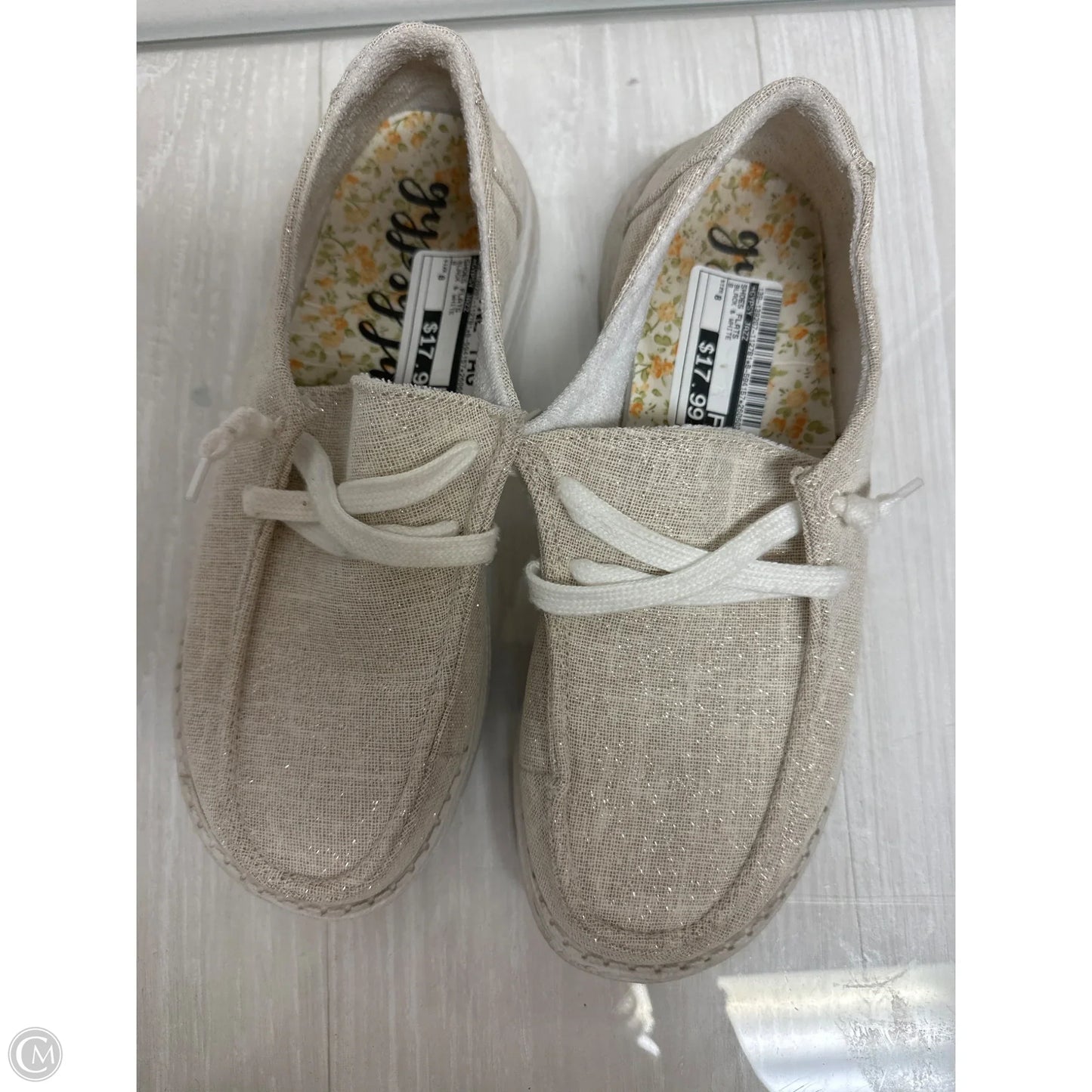 Shoes Flats By Gypsy Jazz In Black & White, Size: 8