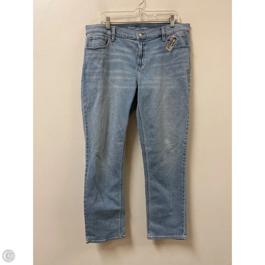 Jeans Straight By Old Navy In Blue Denim, Size: 14