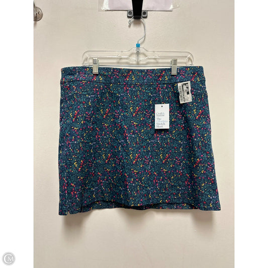 Skort By Croft And Barrow In Floral Print, Size: 14
