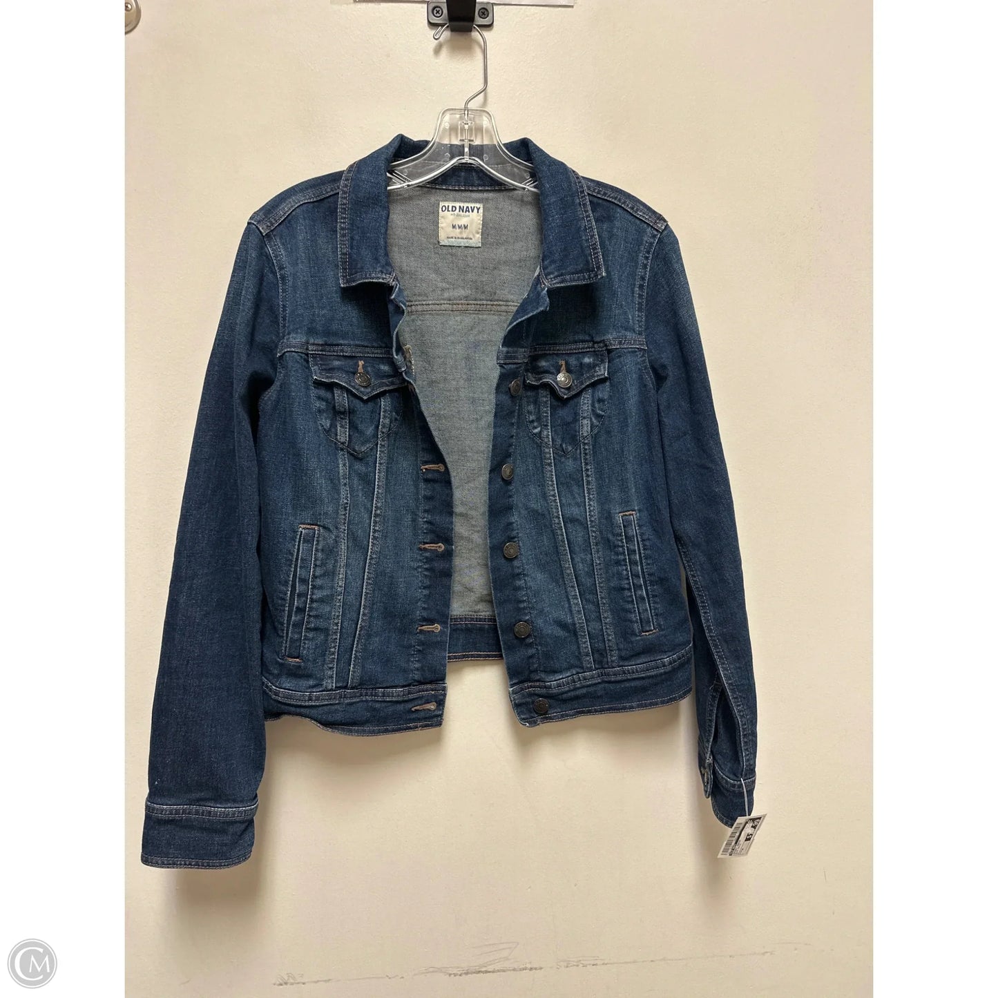 Jacket Denim By Old Navy In Blue Denim, Size: M
