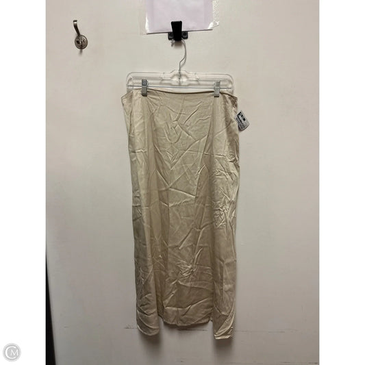 Skirt Maxi By Time And Tru In Cream, Size: 12
