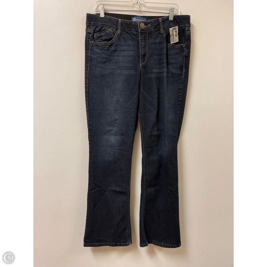 Jeans Boot Cut By Democracy In Blue Denim, Size: 14