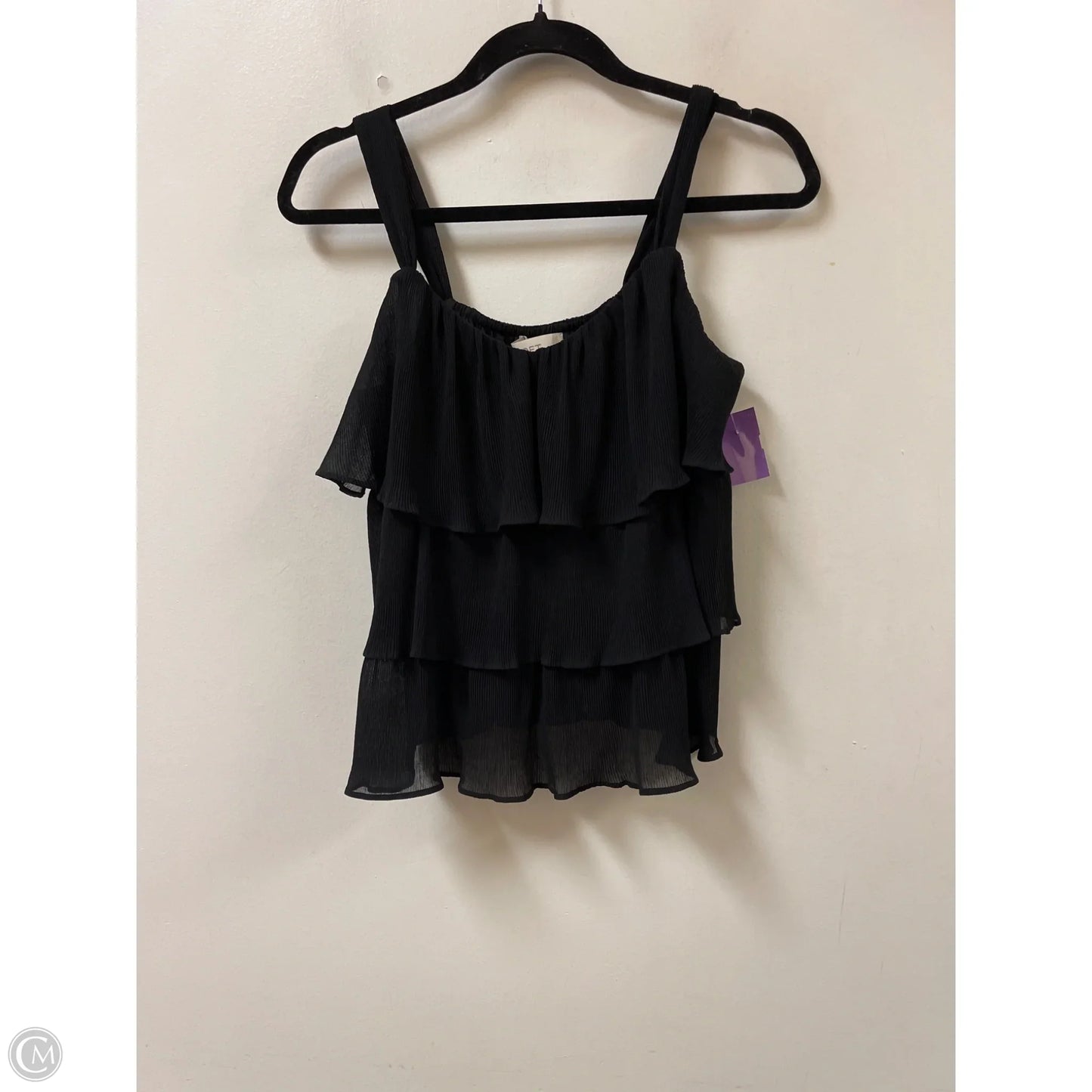 Top Sleeveless By Loft In Black, Size: Xs