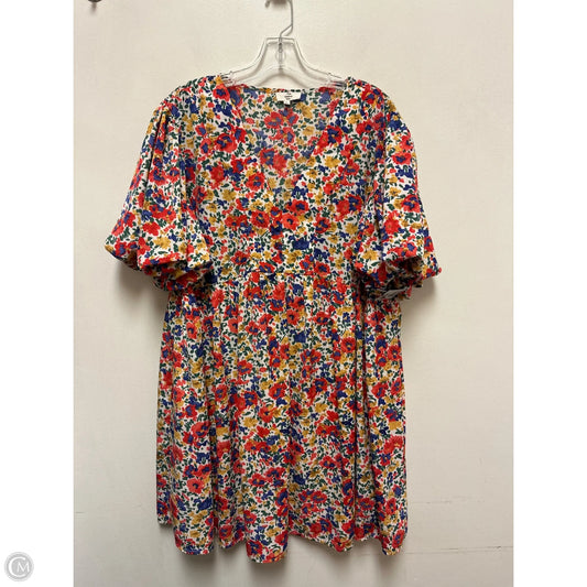 Dress Casual Short By Entro In Floral Print, Size: Xl