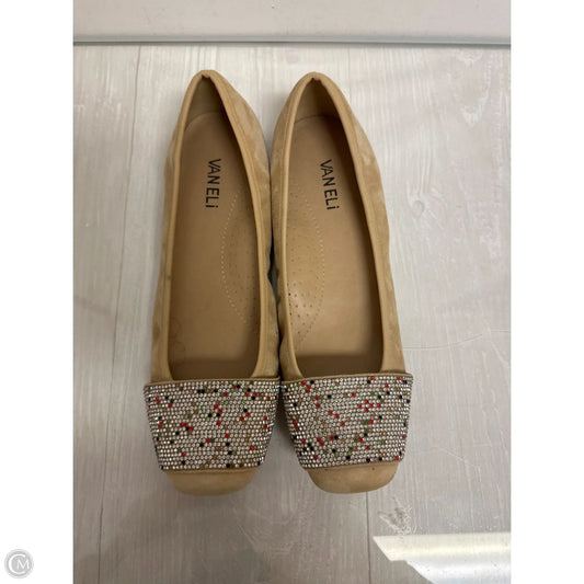 Shoes Flats By Vaneli In Cream, Size: 9