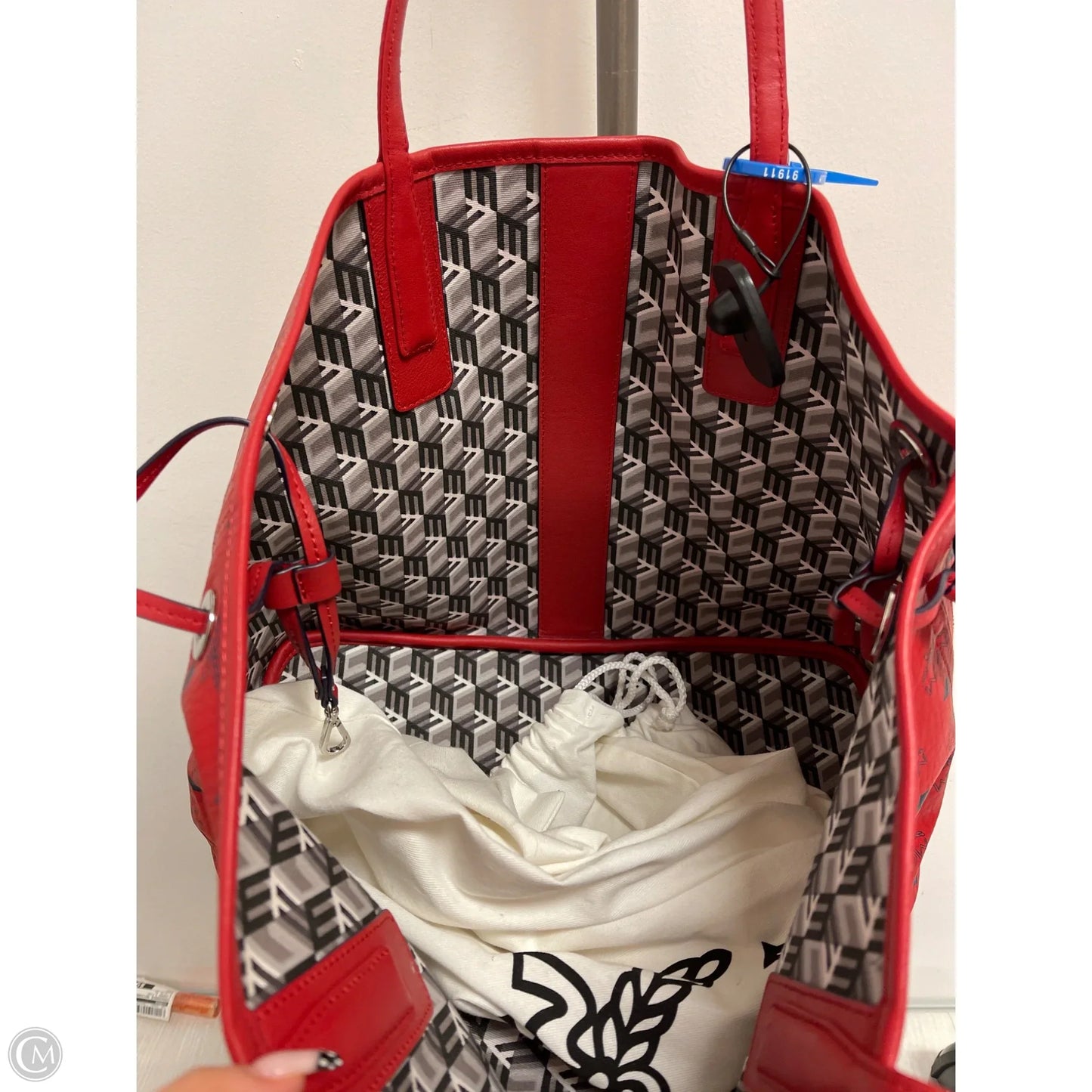 Handbag Luxury Designer By Mcm, Size: Large