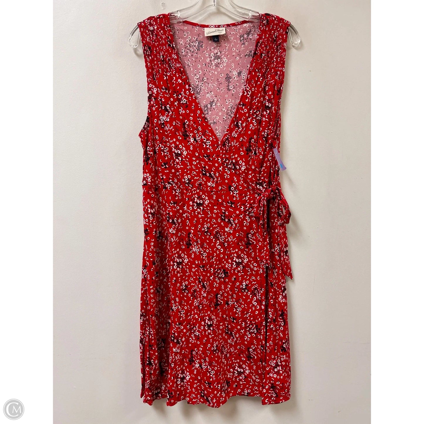 Dress Casual Short By Universal Thread In Black & Red, Size: L