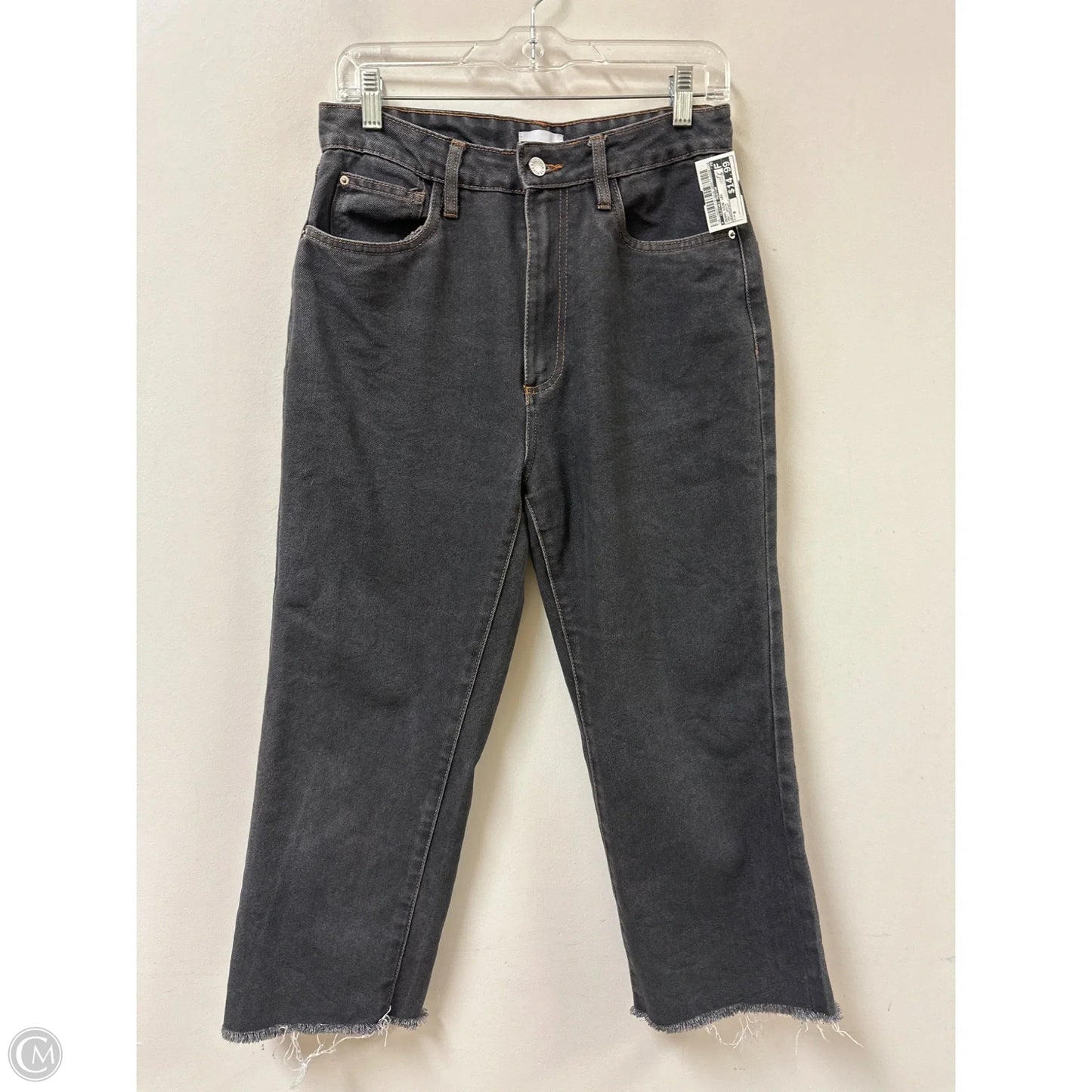 Jeans Wide Leg By Clothes Mentor In Grey Denim, Size: 6