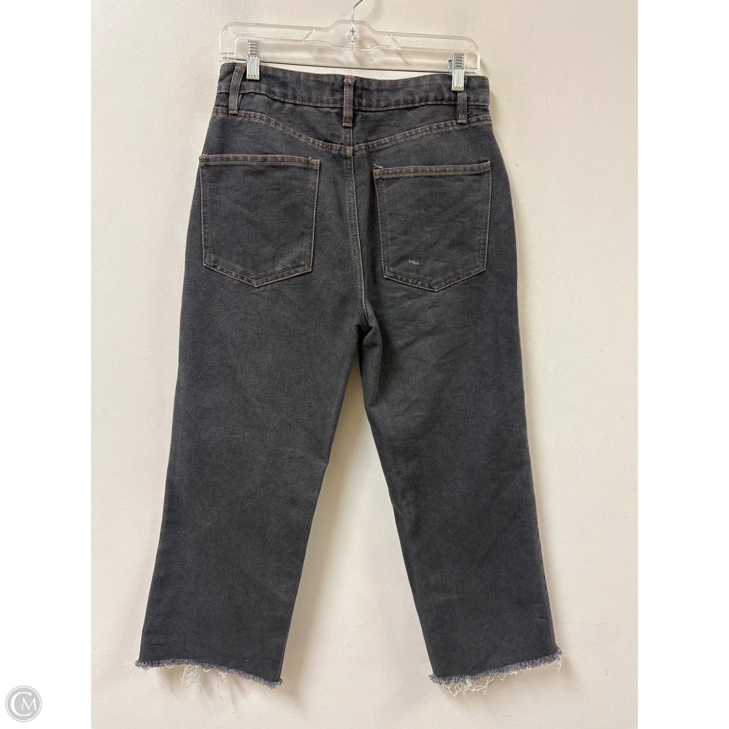 Jeans Wide Leg By Clothes Mentor In Grey Denim, Size: 6