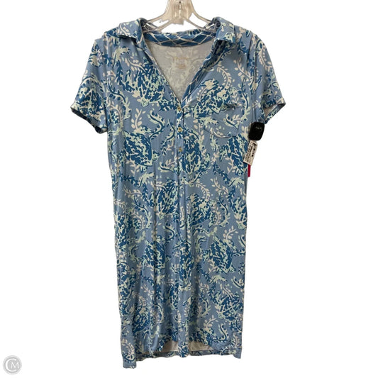 Dress Designer By Lilly Pulitzer In Blue & White, Size: S