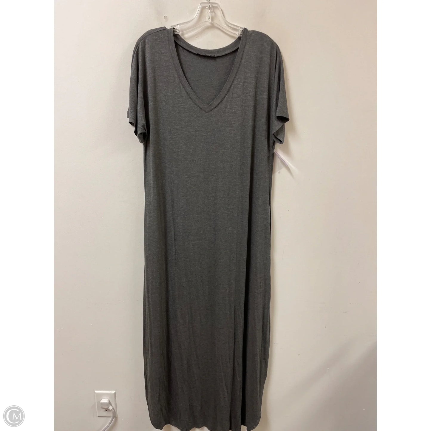 Dress Casual Maxi By Clothes Mentor In Grey, Size: Xl