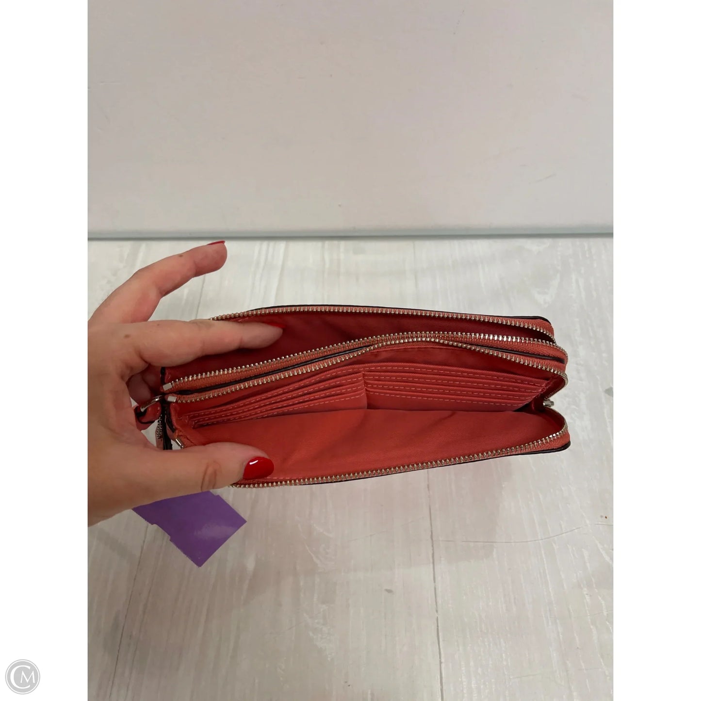 Wristlet Designer By Coach, Size: Large