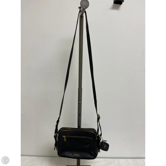 Crossbody Leather By Fossil, Size: Medium