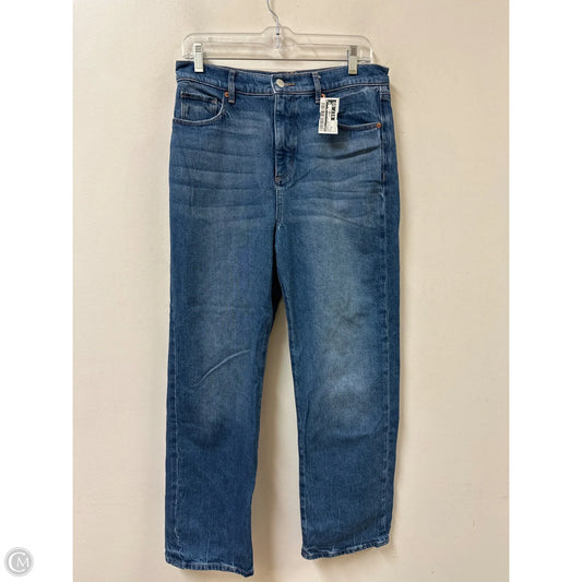 Jeans Straight By Loft In Blue Denim, Size: 8