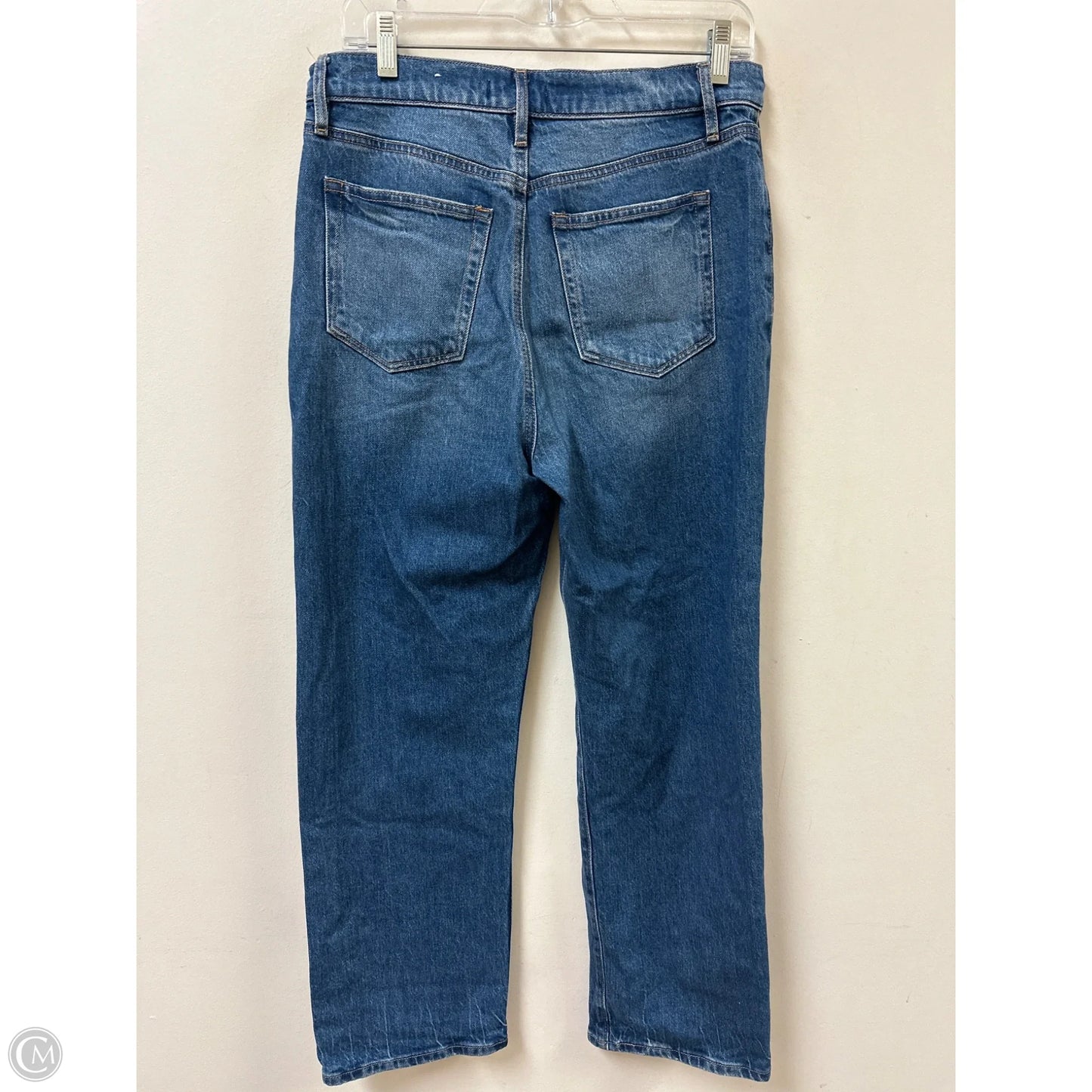 Jeans Straight By Loft In Blue Denim, Size: 8