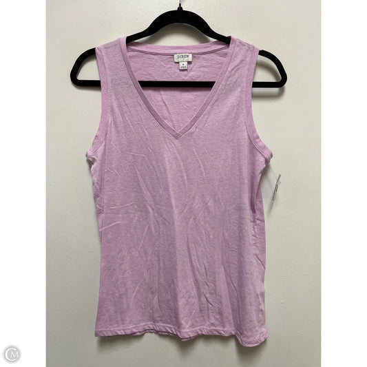 Top Sleeveless By J. Crew In Purple, Size: S