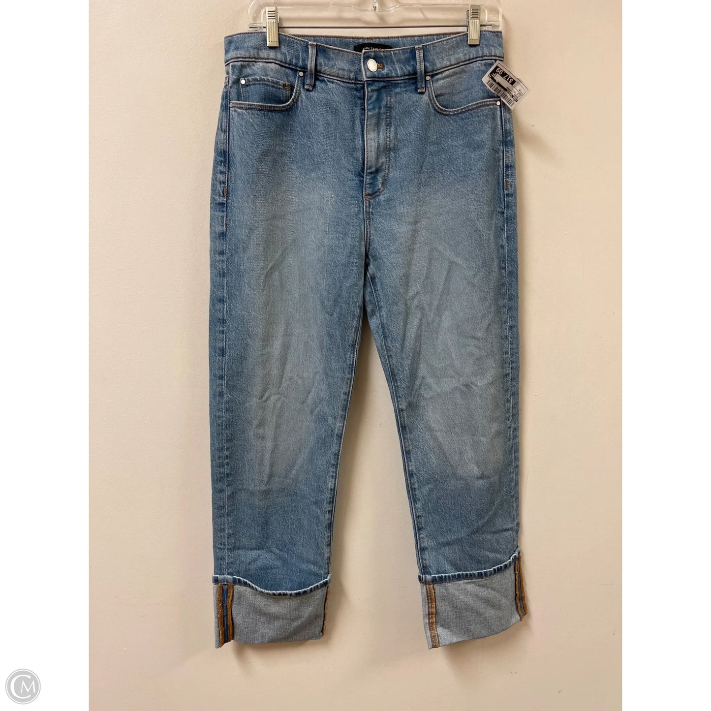 Jeans Cropped By Ann Taylor In Blue Denim, Size: 4