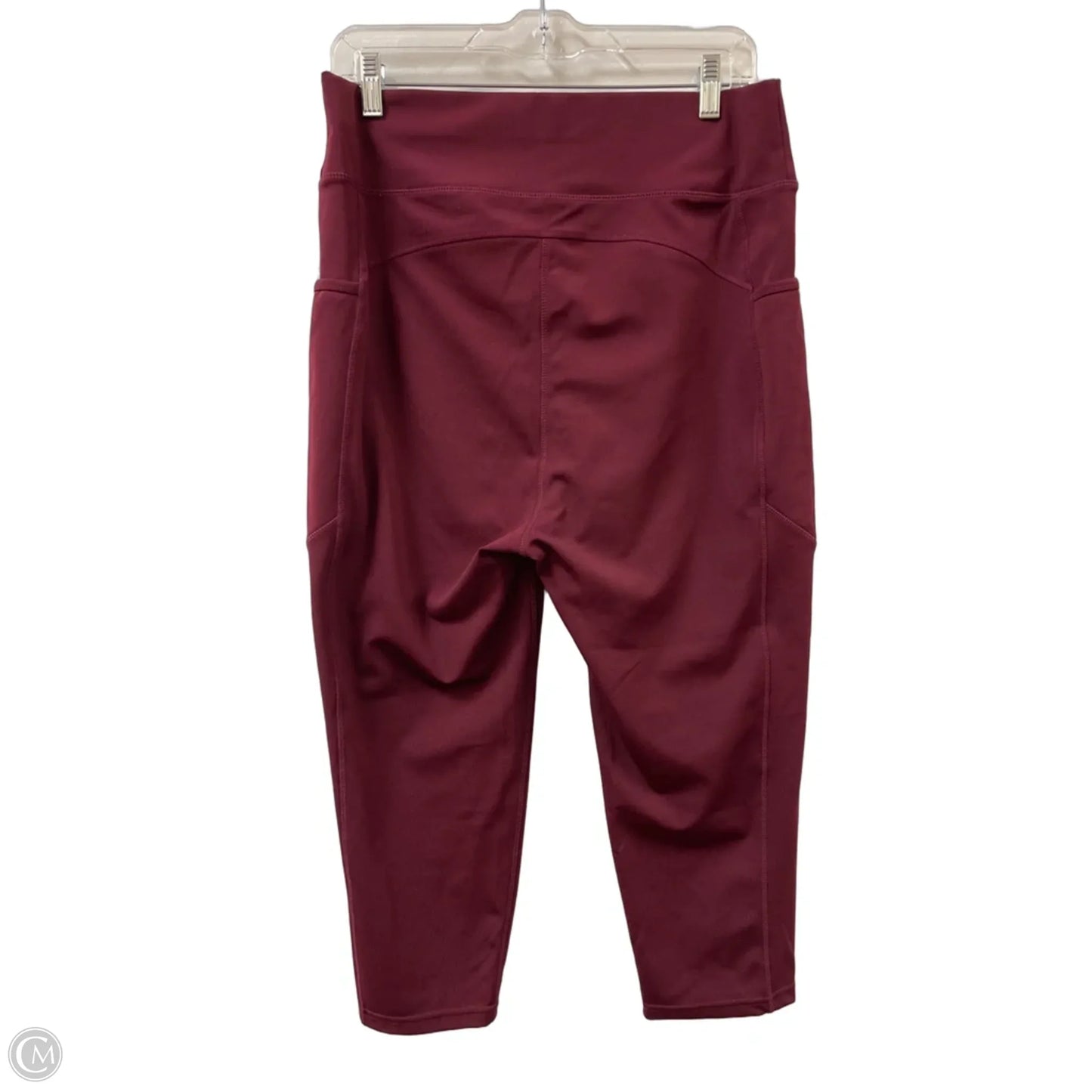 Athletic Leggings By Popfit In Red, Size: 2x