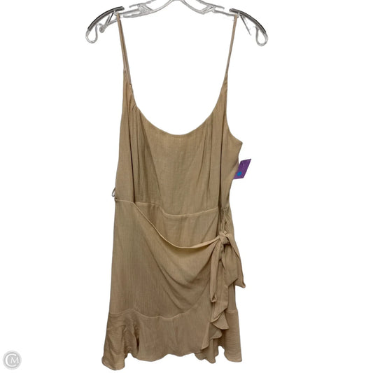 Dress Casual Short By Gianni Bini In Cream, Size: Xl