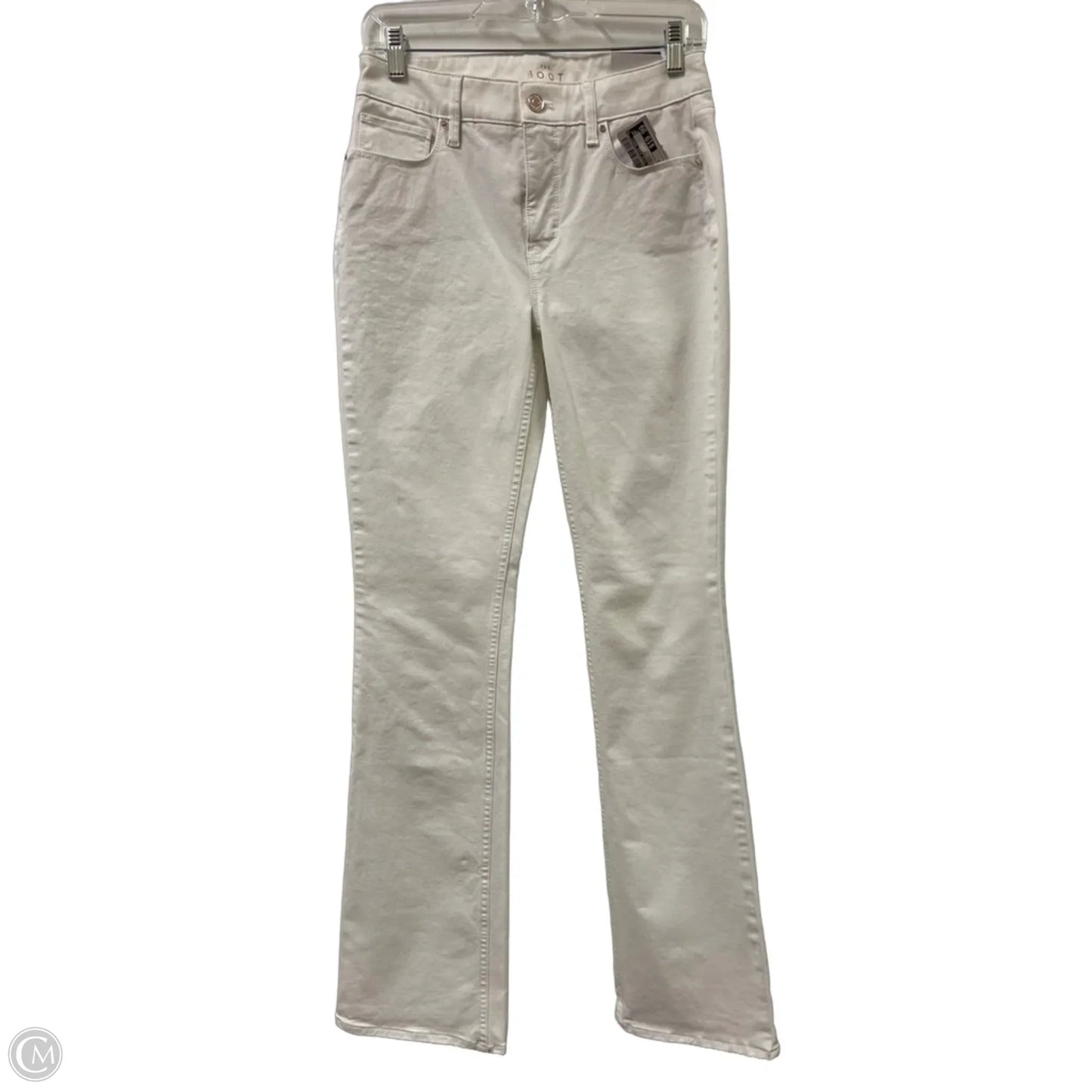 Jeans Boot Cut By White House Black Market In White Denim, Size: 2
