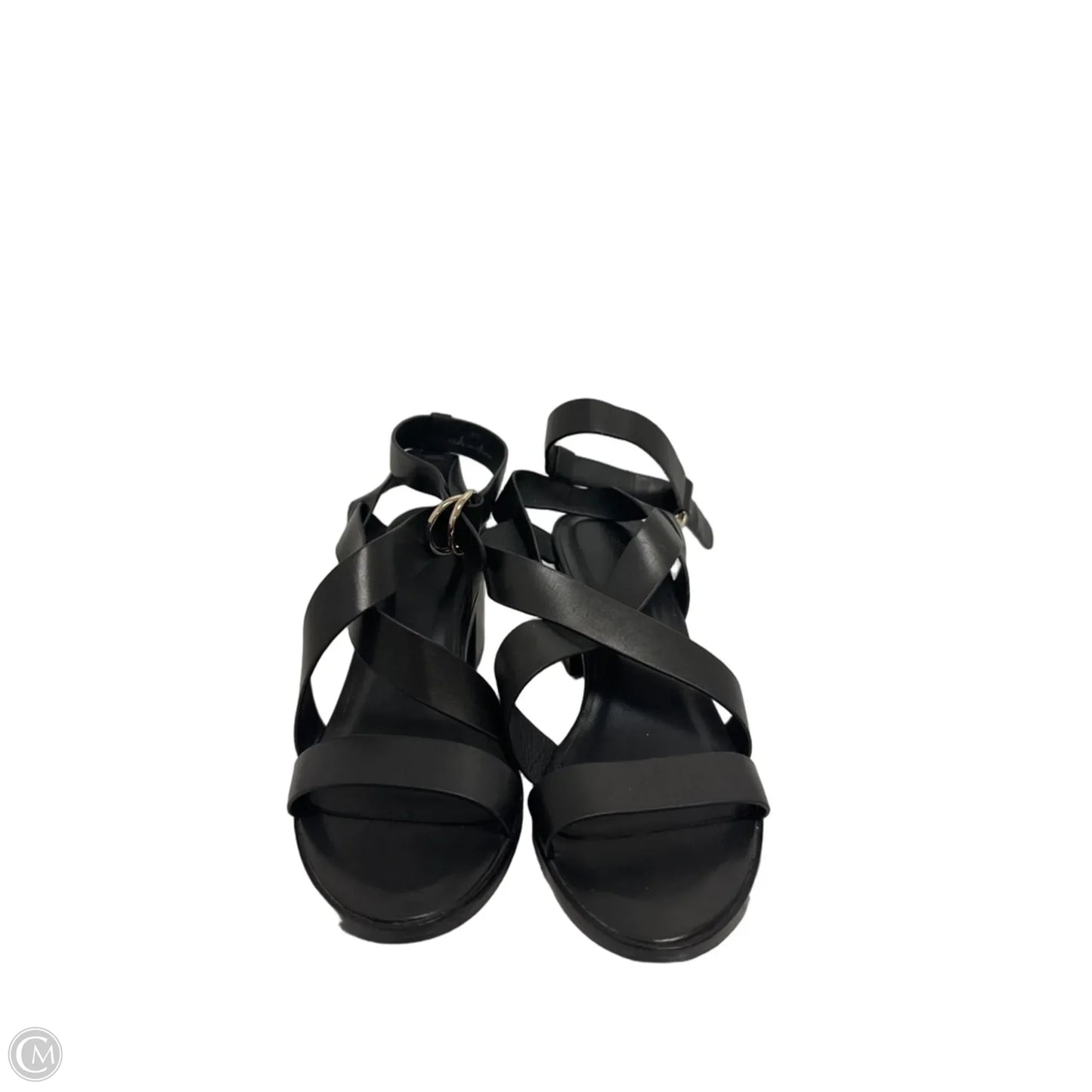 Sandals Heels Block By Joie In Black, Size: 7