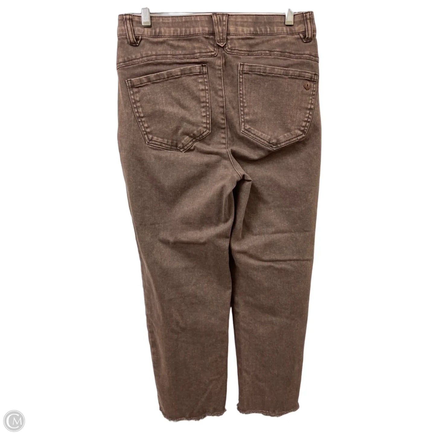 Jeans Straight By Democracy In Brown Denim, Size: 8
