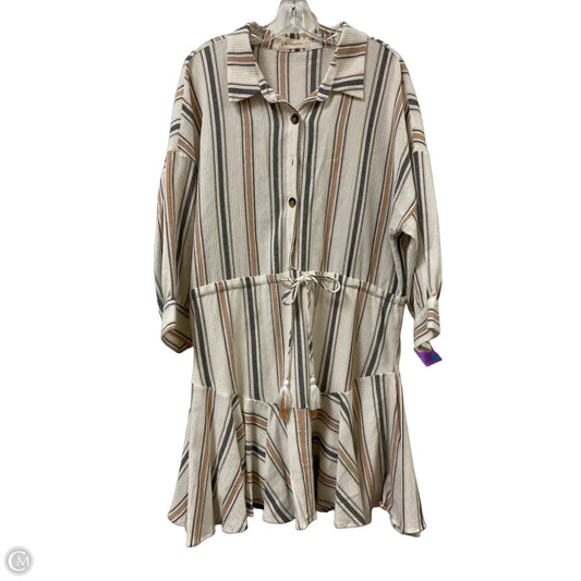 Dress Casual Short By By Together In Striped Pattern, Size: M